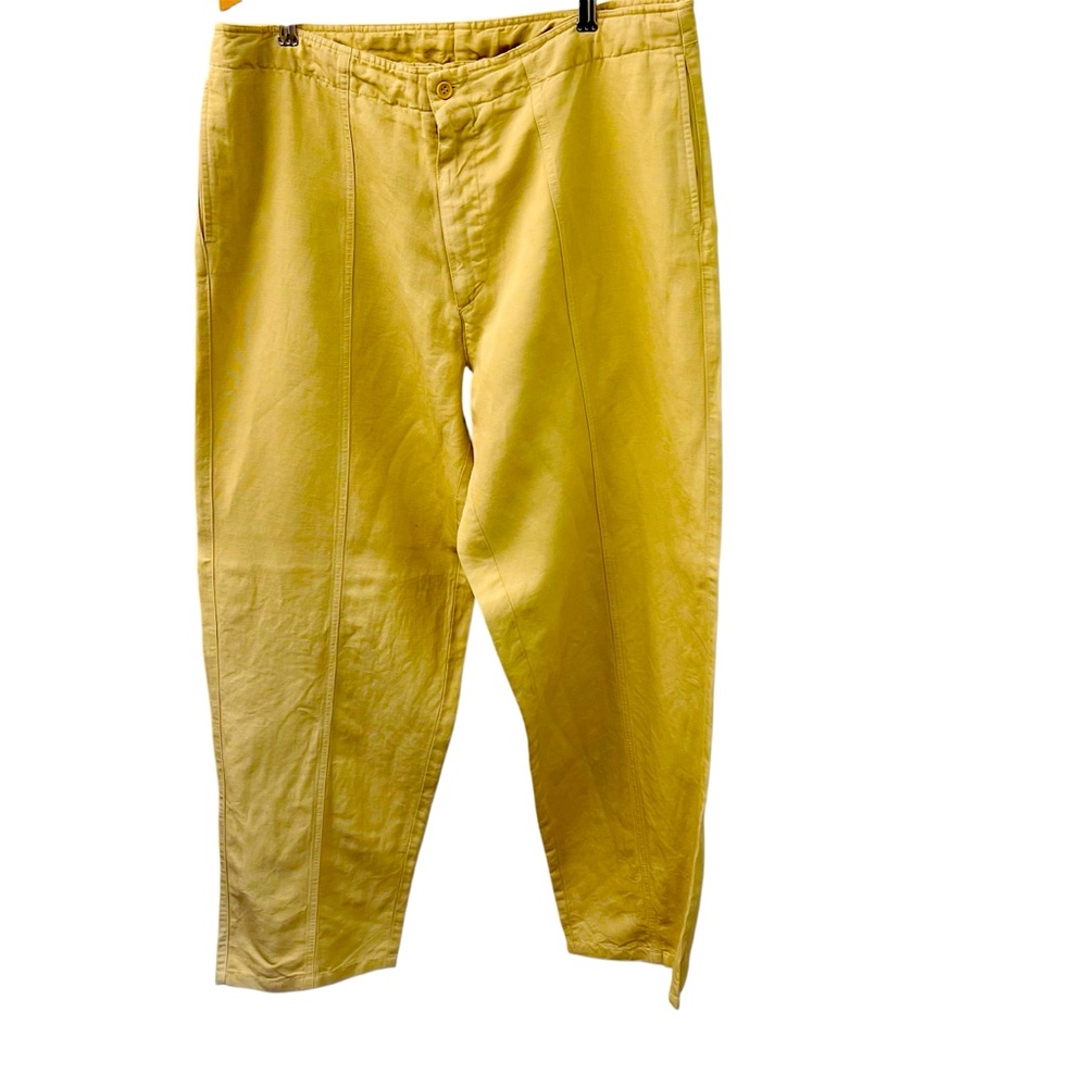 Z Zegna Men's Yellow Dress Pants